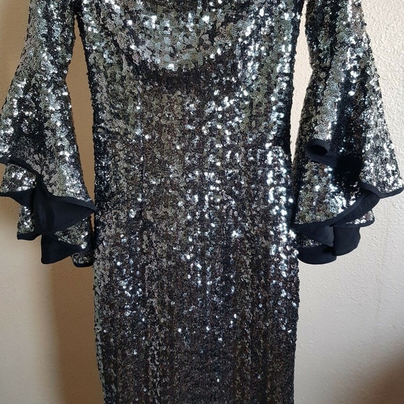 Milly Selena Off-the-Shoulder Sequined dress - Picture 3 of 3